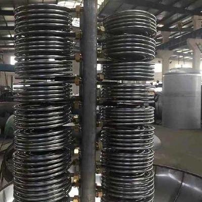 Bakır Çelik Kanatlı Bobin Eşanjör 200v 1.6MPa