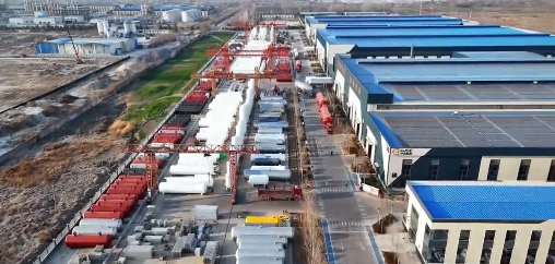 50 M³ Cryogenic Storage Tank - Side View